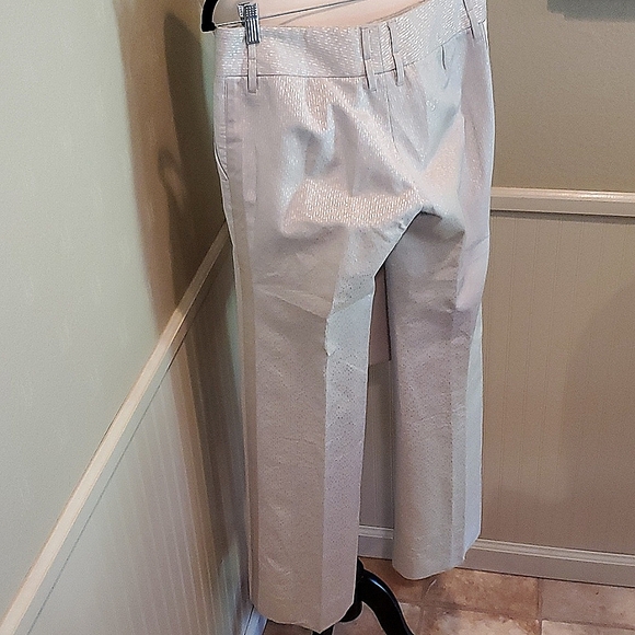 *SALE* Dolce & Gabbana silver stripe slacks - Picture 4 of 11